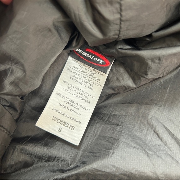 VGUC Patagonia Quilted Nano Puff Hoodie Size Small Black Light Packable Jacket - Picture 5 of 16